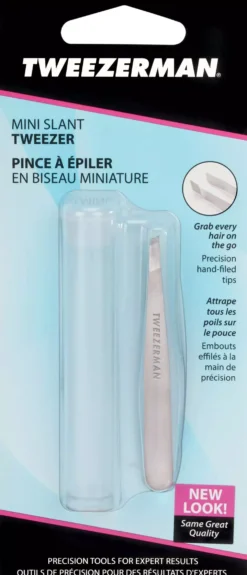 Tweezerman Mini Slant Tweezer Classic Stainless