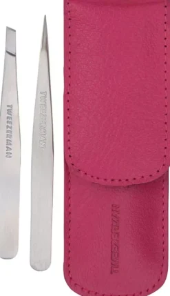 Tweezerman Petite Tweeze Set Pink Case