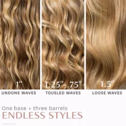 T3 Whirl Trio Interchangeable Styling Wand Set: Tapered, 25 mm, 38 mm