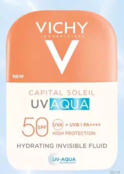 VICHYDaily UV Capital Soleil UV-aqua Hydrating Invisible Fluid SPF50 50 st