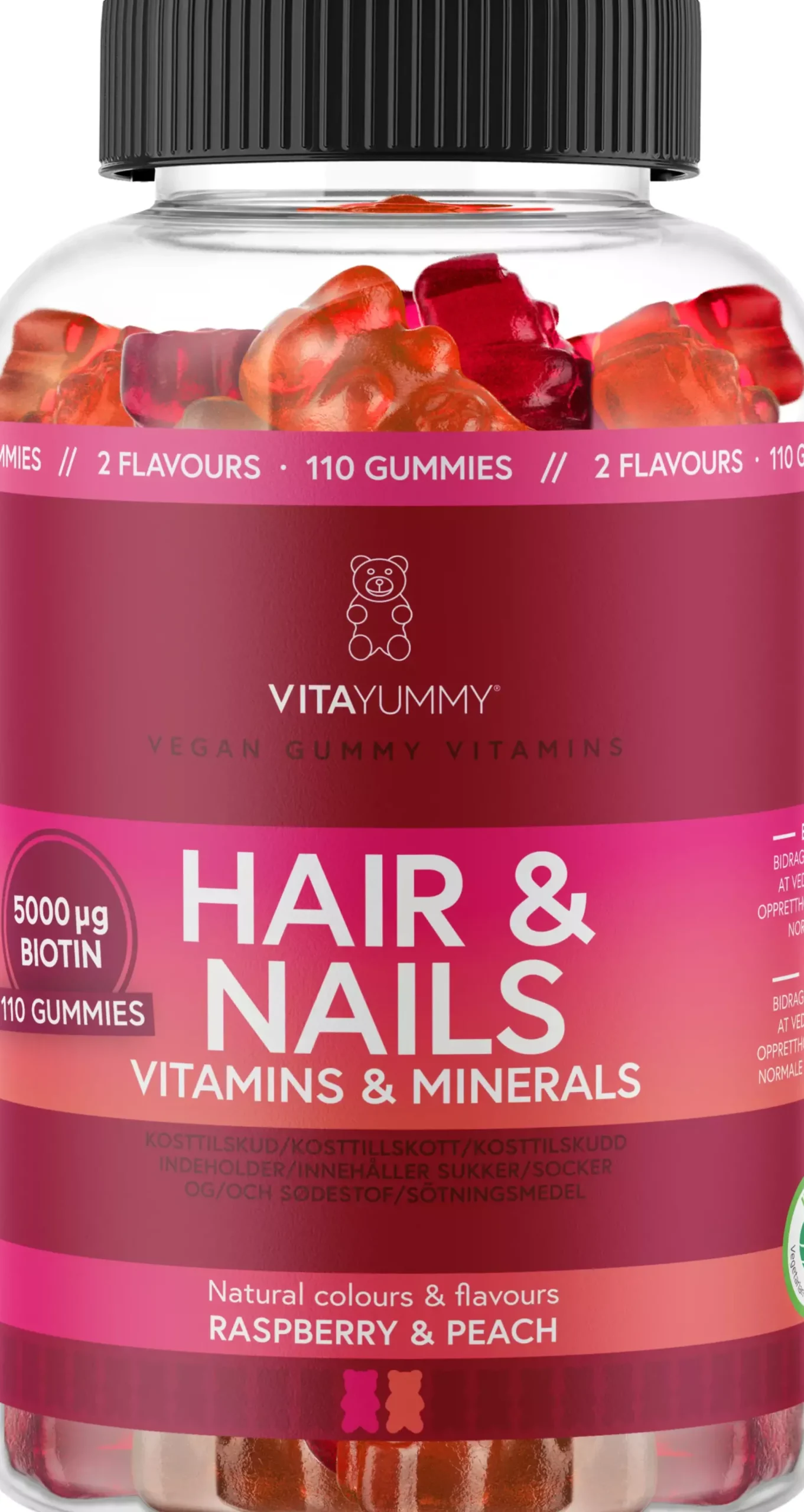 VitaYummy Raspberry & Peach 110 st