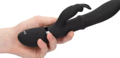 VIVEVIVE Halo Ring Rabbit Vibrator Black