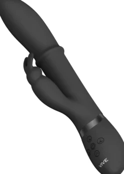 VIVEVIVE Halo Ring Rabbit Vibrator Black
