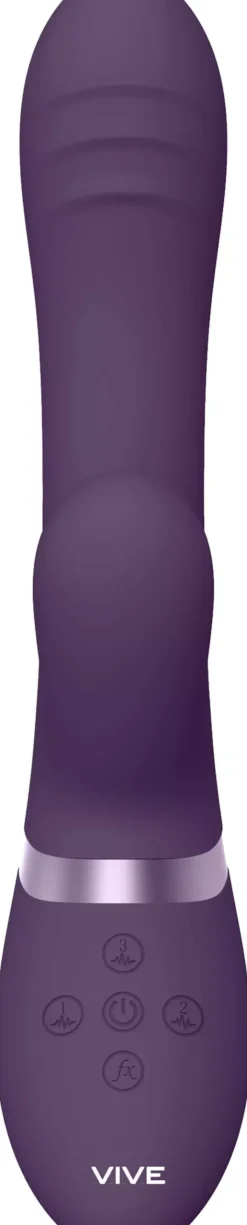 VIVEVIVE Tani Finger Motion with Pulse-Wave Vibrator Purple