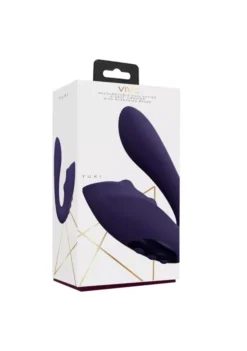 VIVE Yuki - Dual Motor G-Spot Vibrator with Massaging Beads - Purple