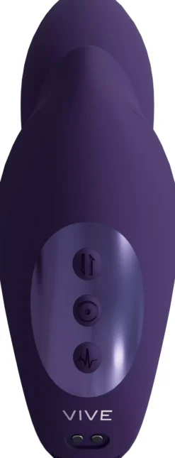 VIVE Yuki - Dual Motor G-Spot Vibrator with Massaging Beads - Purple