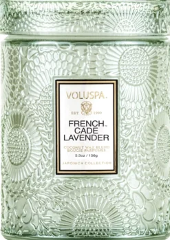 VoluspaFrench Cade & Lavender Mini Glass Jar