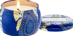 VoluspaJaponica Mediterranean Lemon Mini Tin Candle 25h 113 g
