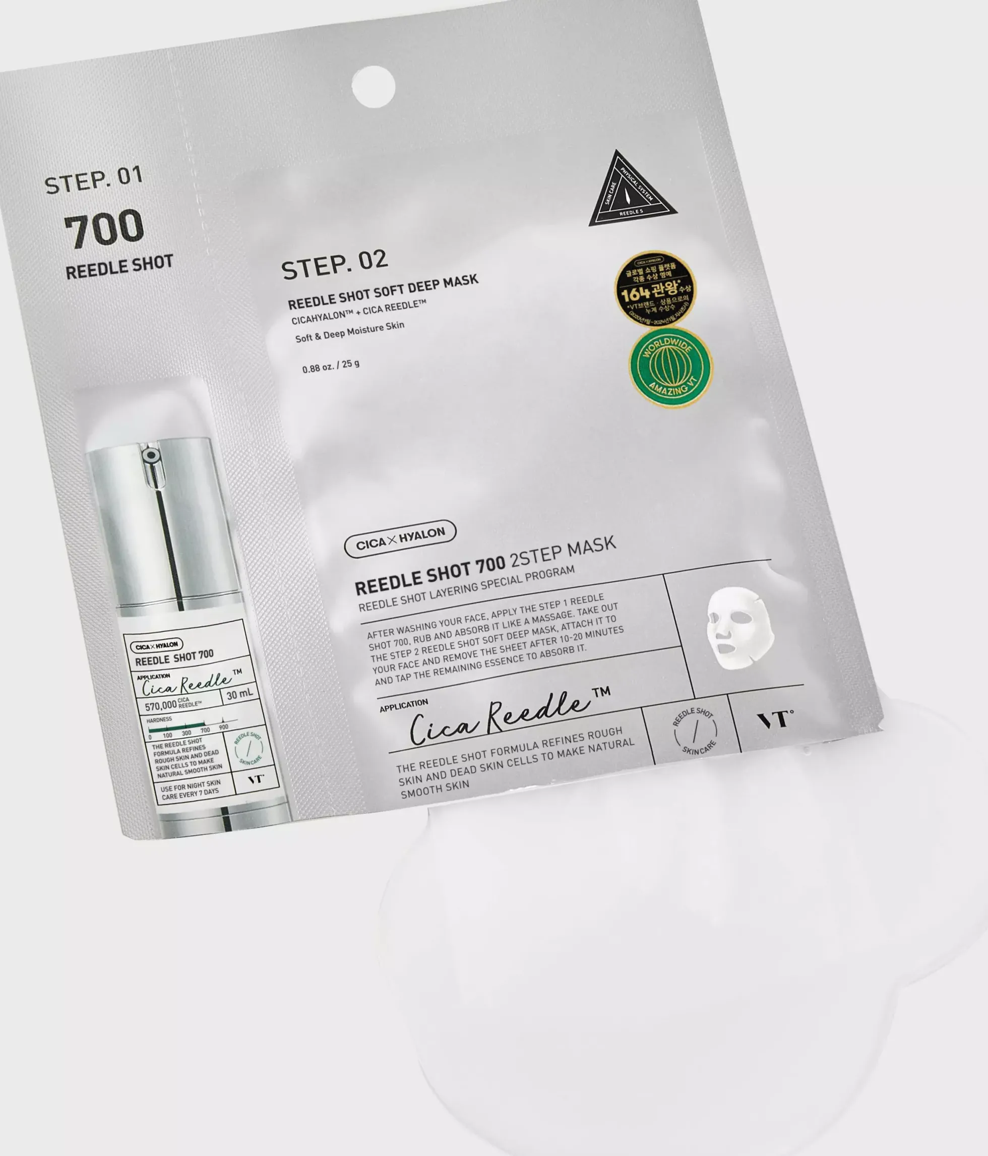 VT Cosmetics Mild Reedle Shot 700 2-step Mask