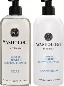 Washologi Desire Bundle Soap 500ml & Hand Cream 500ml