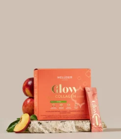WellexirGlow Beauty Collagen Drink Peach Ice Tea 30x6g