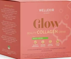 WellexirGlow Beauty Collagen Drink Peach Ice Tea 30x6g