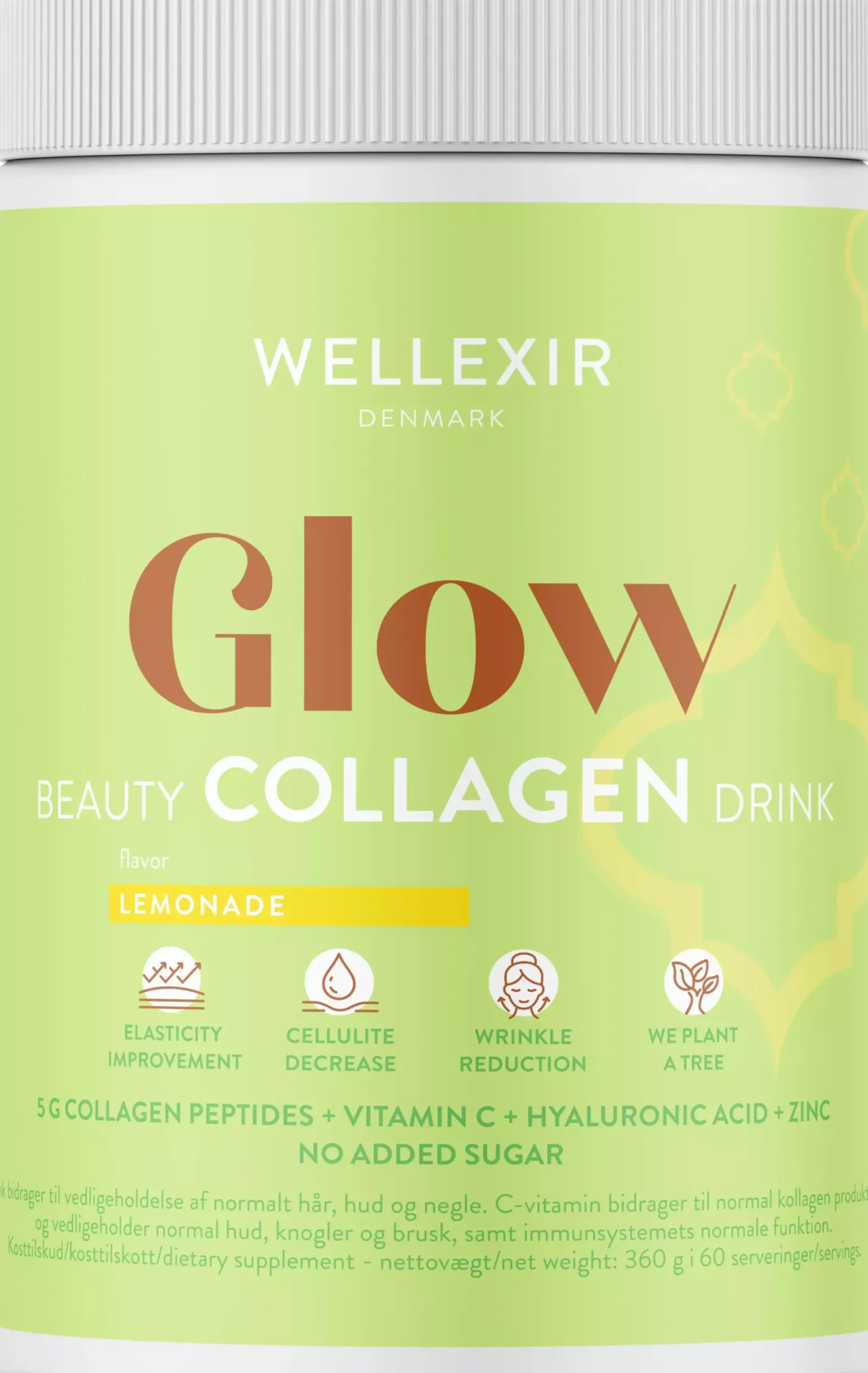WellexirGlow Beauty Collagen Drink Lemonade 360 g
