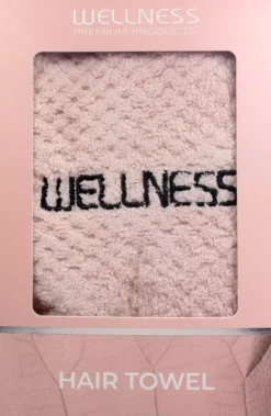 Wellness Premium Products Hair Towel Pink