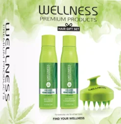 Wellness Premium ProductsIntensive Set (Shampoo 500 ml, Conditioner 500 ml, Hair Massager)