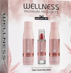 Wellness Premium ProductsVolumePLEX Set (Shampoo 500 ml, Conditioner 500 ml, Oil 100 ml)