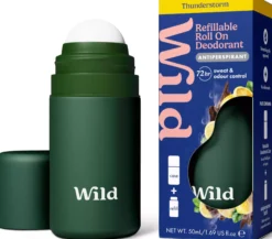Wild Antiperspirant Roll On Forest Green Case Thunderstorm 50 ml