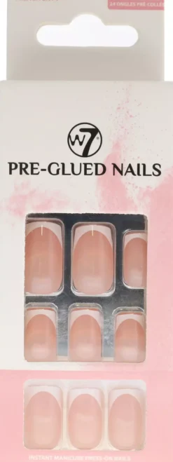W7 Preglued Nails French Envy