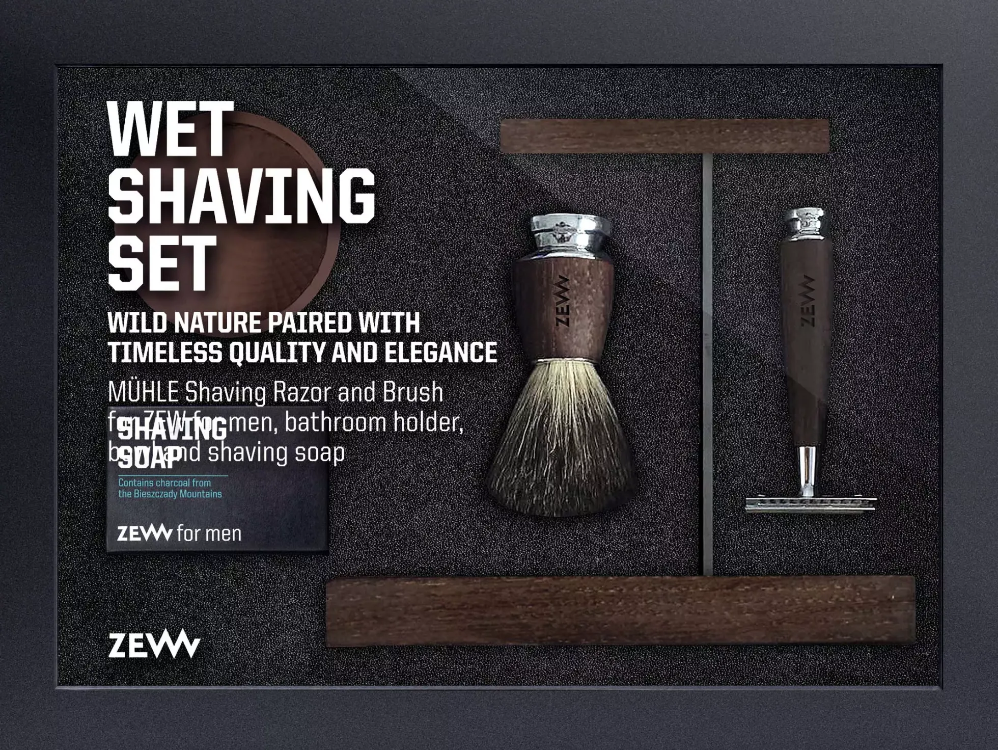 ZEW for Men Wet Shaving Set 880 st
